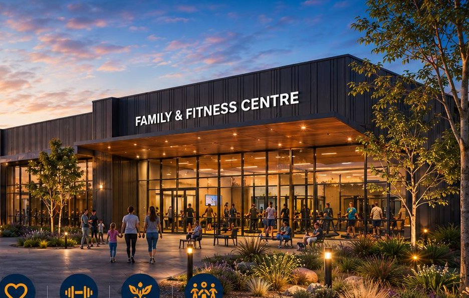 Concept render of the proposed multi-purpose community facility